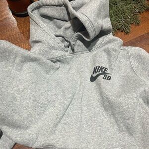 Nike SB Heather Gray Hoodie